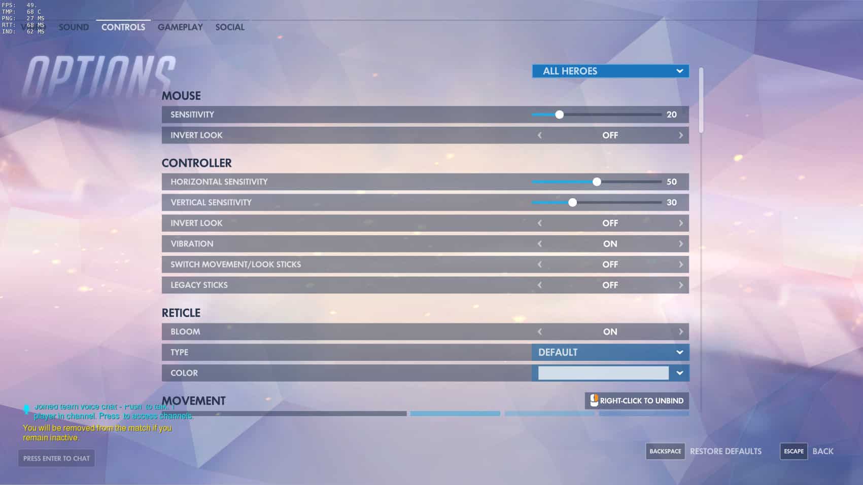 Best Settings for Overwatch